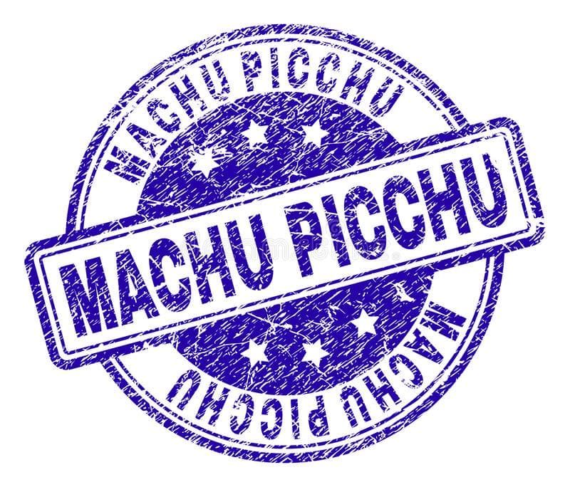 Sello de Machu picchu